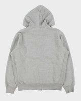 Vintage Polo Ralph Lauren Marl Grey Heavyweight Full-Zip Hoodie - L