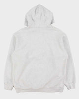 Dime Basketball Bowl Patch Marl Grey Heavyweight Pullover Hoodie - L