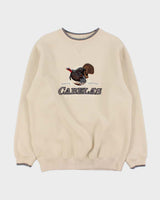 Vintage Y2K 00s Field Duty Embroidered Heavyweight Crewneck Sweatshirt - M