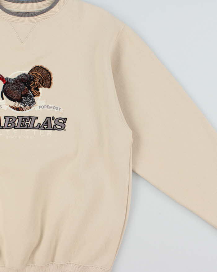 Vintage Y2K 00s Field Duty Embroidered Heavyweight Crewneck Sweatshirt - M