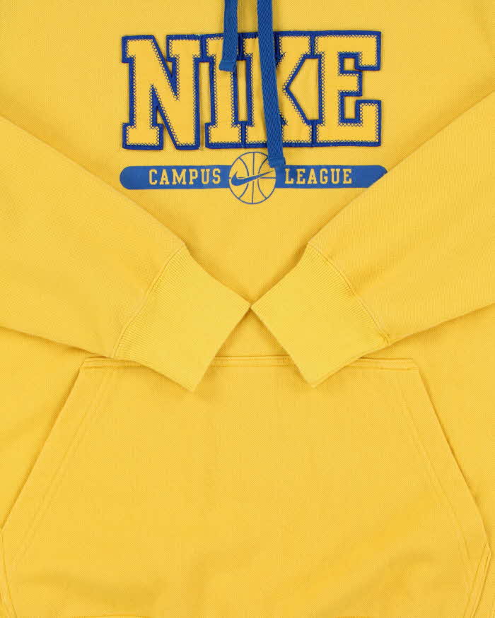 Vintage Y2K 00s Nike 72 Campus League Patch Pullover Hoodie - XL