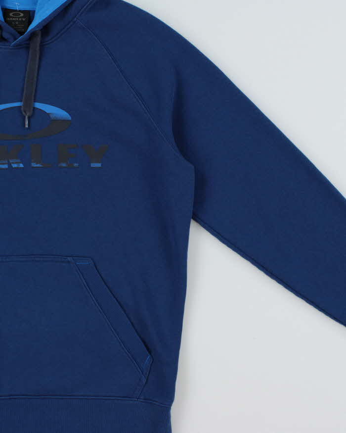 Vintage 00s Oakley Logo Pullover Hoodie - L