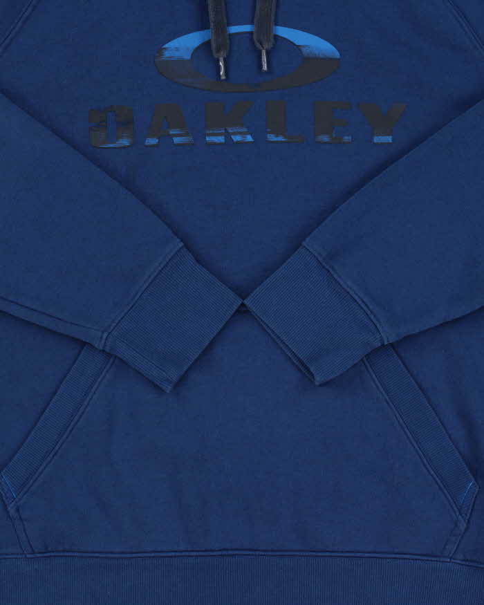 Vintage 00s Oakley Logo Pullover Hoodie - L