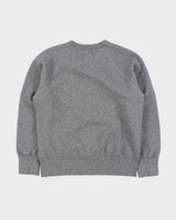 Vintage Champion Processed Sportswear x Todd Snyder Made In Canada Heavyweight Marl Grey Crewneck Pocket Sweatshirt - M