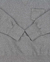 Vintage Champion Processed Sportswear x Todd Snyder Made In Canada Heavyweight Marl Grey Crewneck Pocket Sweatshirt - M