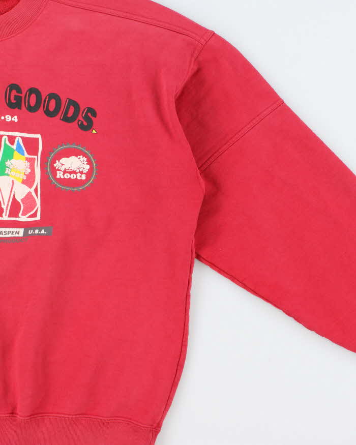 Vintage Roots 1994 Norway Winter Olympics Team Canada Heavyweight Crewneck Sweatshirt - M