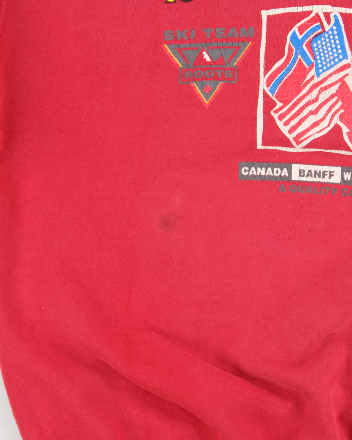 Vintage Roots 1994 Norway Winter Olympics Team Canada Heavyweight Crewneck Sweatshirt - M