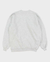 Vintage 1990s Alaska All American Apparel Made In USA Marl Grey Crewneck Sweatshirt - L