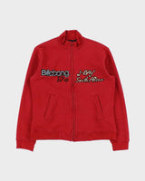 Vintage 2004 Y2K Billabong J-Bay Wildcard Trials Embroidered Zip-Up Sweatshirt - S