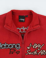 Vintage 2004 Y2K Billabong J-Bay Wildcard Trials Embroidered Zip-Up Sweatshirt - S