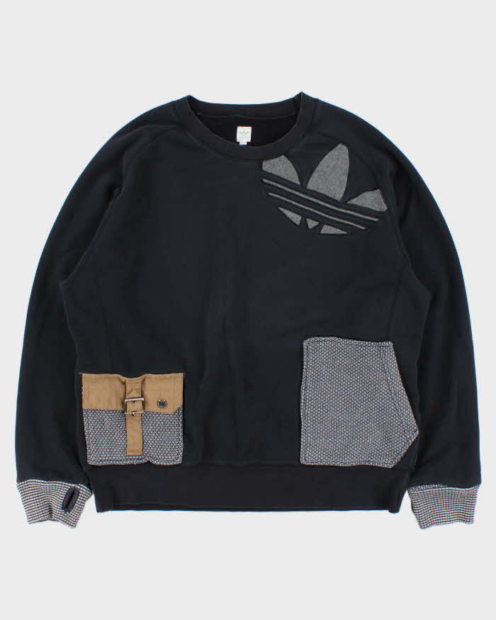 Vintage Y2K 00s Adidas Originals Heavyweight Custom Crewneck Sweatshirt - L
