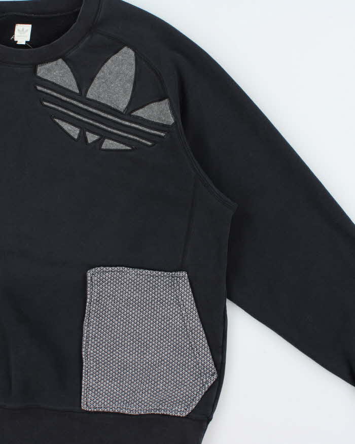 Vintage Y2K 00s Adidas Originals Heavyweight Custom Crewneck Sweatshirt - L