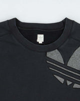 Vintage Y2K 00s Adidas Originals Heavyweight Custom Crewneck Sweatshirt - L