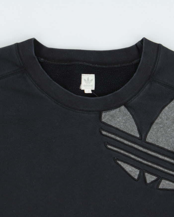 Vintage Y2K 00s Adidas Originals Heavyweight Custom Crewneck Sweatshirt - L