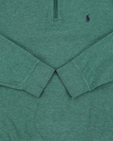 Vintage Polo Ralph Lauren Marl Quarter-Zip Sweatshirt - S