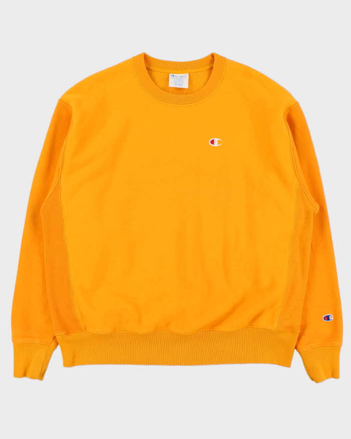 Vintage Champion Mango Reverse Weave Heavyweight Crewneck Sweatshirt - XL