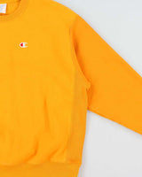 Vintage Champion Mango Reverse Weave Heavyweight Crewneck Sweatshirt - XL