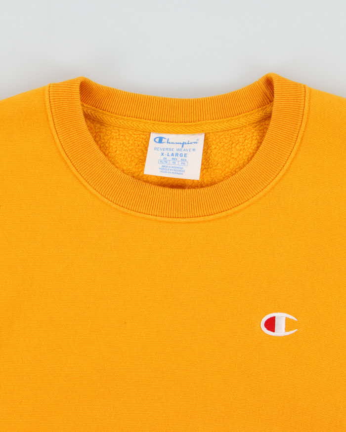 Vintage Champion Mango Reverse Weave Heavyweight Crewneck Sweatshirt - XL