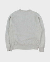 Vintage Champion Marl Grey Reverse Weave Heavyweight Crewneck Sweatshirt - M