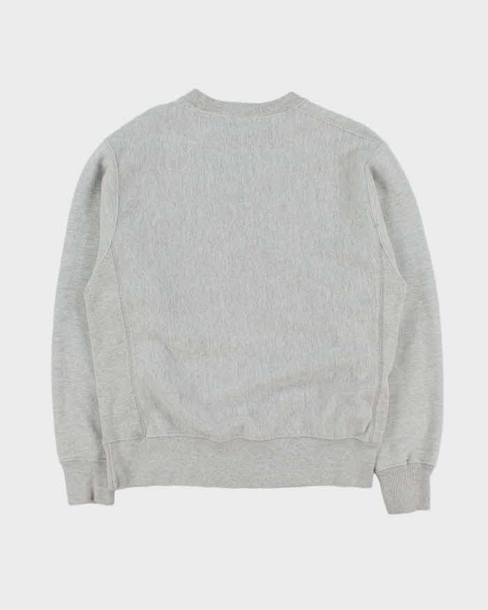 Vintage Champion Marl Grey Reverse Weave Heavyweight Crewneck Sweatshirt - M