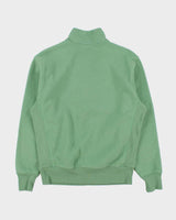 Vintage Champion Sage Green Reverse Weave Heavyweight Phys. Ed. Quarter-Zip Sweatshirt - M
