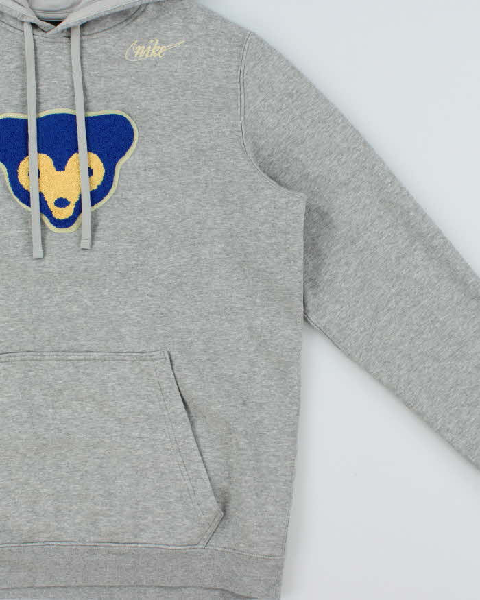 2020 Nike x Cooperstown Collection Chicago Cubs Patch Marl Grey Pullover Hoodie - L