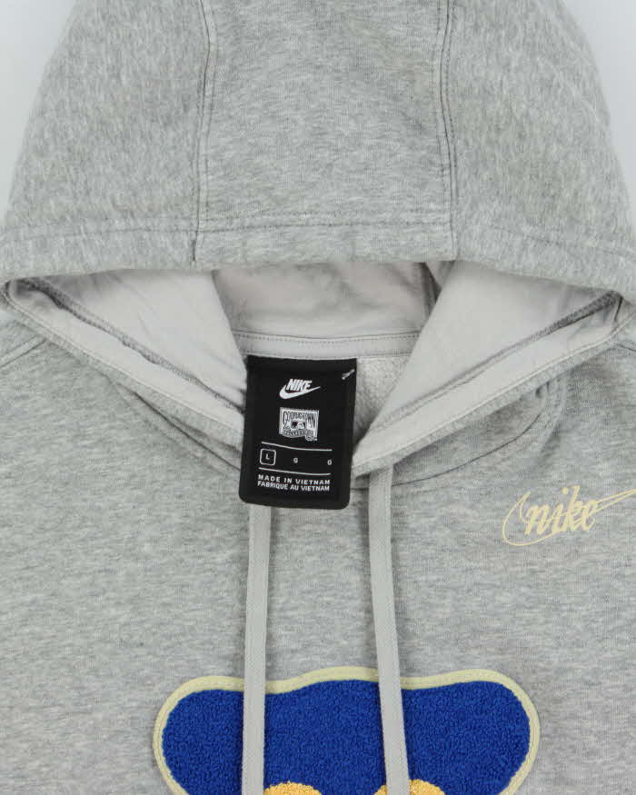2020 Nike x Cooperstown Collection Chicago Cubs Patch Marl Grey Pullover Hoodie - L