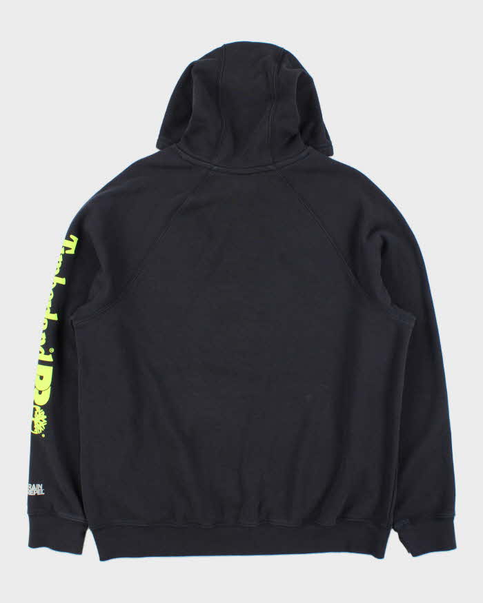 Vintage Timberland Pro Rain Repel Logo Sleeve Pullover Hoodie - M