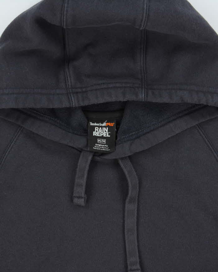 Vintage Timberland Pro Rain Repel Logo Sleeve Pullover Hoodie - M