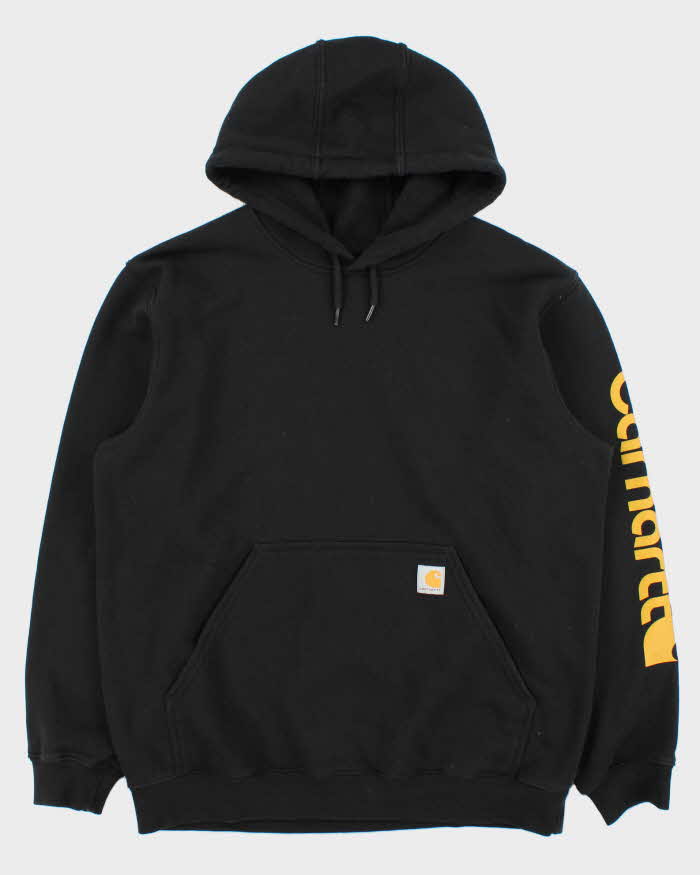 Vintage Carhartt Midweight Sleeve Logo Loose Fit Pullover Hoodie - L