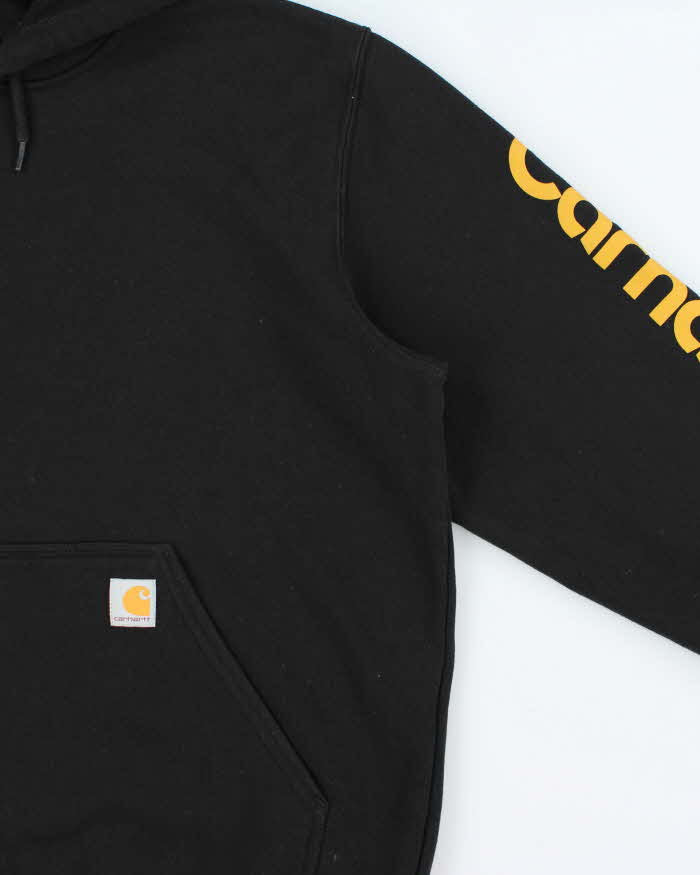 Vintage Carhartt Midweight Sleeve Logo Loose Fit Pullover Hoodie - L