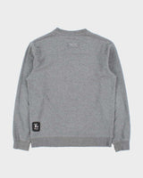 Vintage Y2K 00s LRG Clothing Equipment Marl Grey Embroidered Crewneck Sweatshirt - S