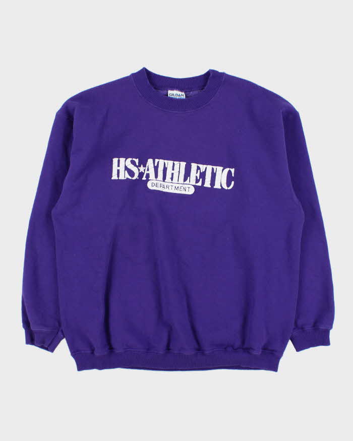 Vintage 1990s HS. Athletic Heavyweight Gildan Famous-Sweat Made In Canada Crewneck Sweatshirt - XL