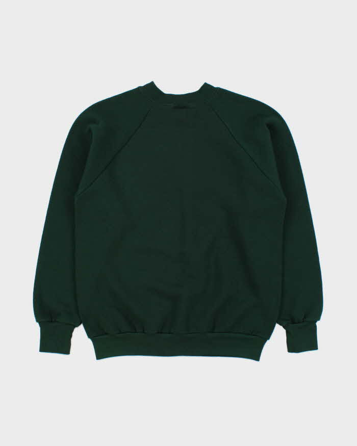 Vintage 1992 Vancouver Graphic Forest Green Crewneck Sweatshirt - M