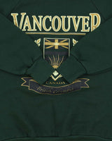 Vintage 1992 Vancouver Graphic Forest Green Crewneck Sweatshirt - M