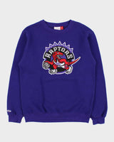 Vintage Mitchell &amp; Ness Toronto Raptors NBA Embroidered Crewneck Sweatshirt - XL