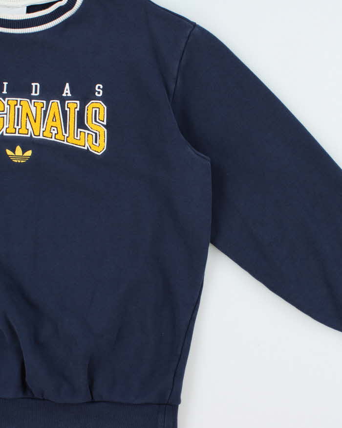 Vintage Adidas Originals Retro Revival Embroidered Heavyweight Crewneck Sweatshirt - M
