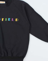 Vintage 1990s Garfield ©1978 Embroidered Crewneck Sweatshirt - L