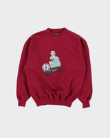Vintage 1988 Coca Cola Burgundy Crewneck Sportswear Sweatshirt - XS