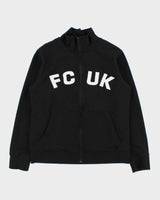 Vintage Y2K 00s FCUK Embroidered Zip-Up Track Sweatshirt - L