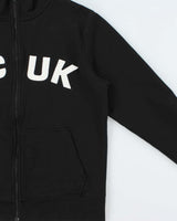 Vintage Y2K 00s FCUK Embroidered Zip-Up Track Sweatshirt - L