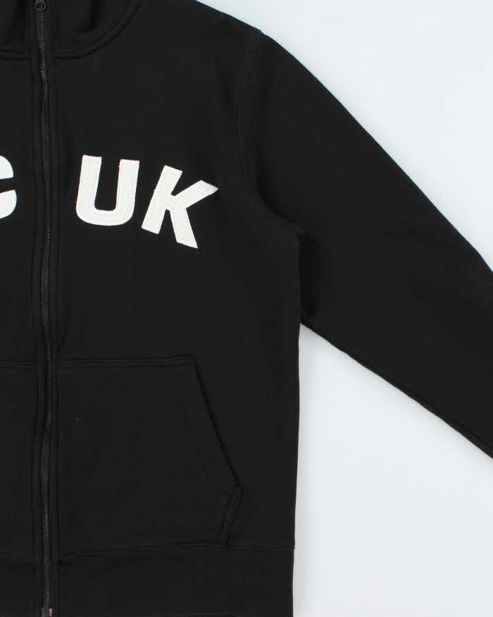 Vintage Y2K 00s FCUK Embroidered Zip-Up Track Sweatshirt - L