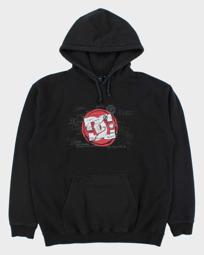 Vintage Y2K 00s DC Shoe Co. USA Heavyweight Pullover Hoodie - M
