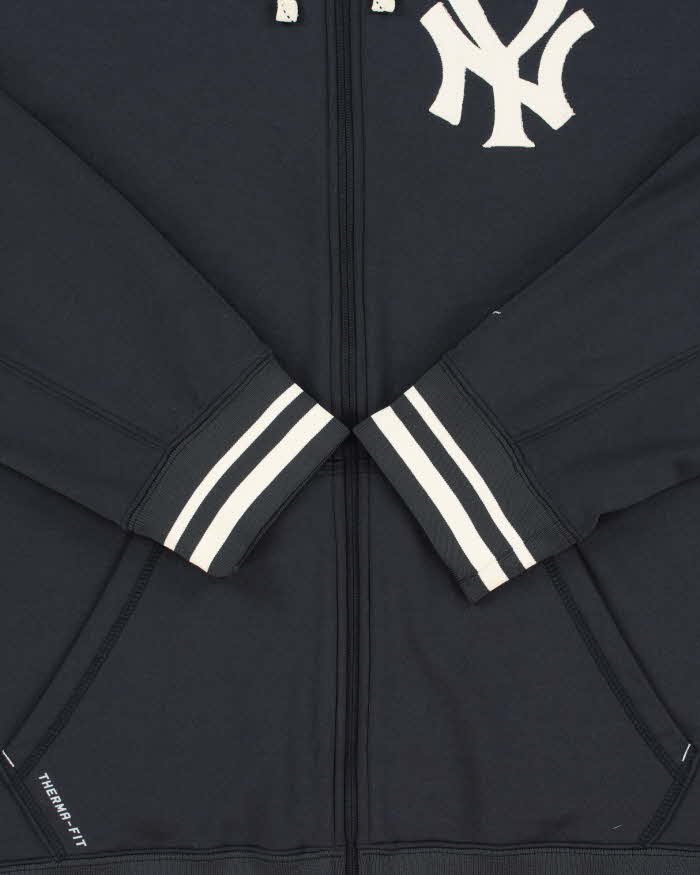 Vintage Nike N.Y Yankees Therma-Fit MLB Full-Zip Hoodie - L