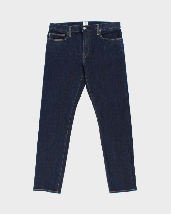 Hiroshi Kato The Pen Slim 4-Way Raw Japanese Indigo Selvedge Denim Made In USA Tapered Jeans - W34 L32