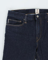 Hiroshi Kato The Pen Slim 4-Way Raw Japanese Indigo Selvedge Denim Made In USA Tapered Jeans - W34 L32