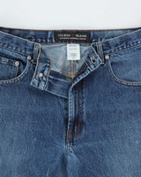 Vintage Y2K 00s Guess Mid-Rise Wide Leg Denim Jeans - W34 L30