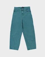 Vintage Y2K 00s Enjoi Skateboards Teal Relaxed Baggy Fit Barrel Leg Carpenter Jeans - W29 L27