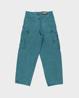Vintage Y2K 00s Enjoi Skateboards Teal Relaxed Baggy Fit Barrel Leg Carpenter Jeans - W29 L27