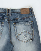 Vintage Y2k 2000s Armani Exchange Distressed Relaxed Fit Jeans - W34 L33